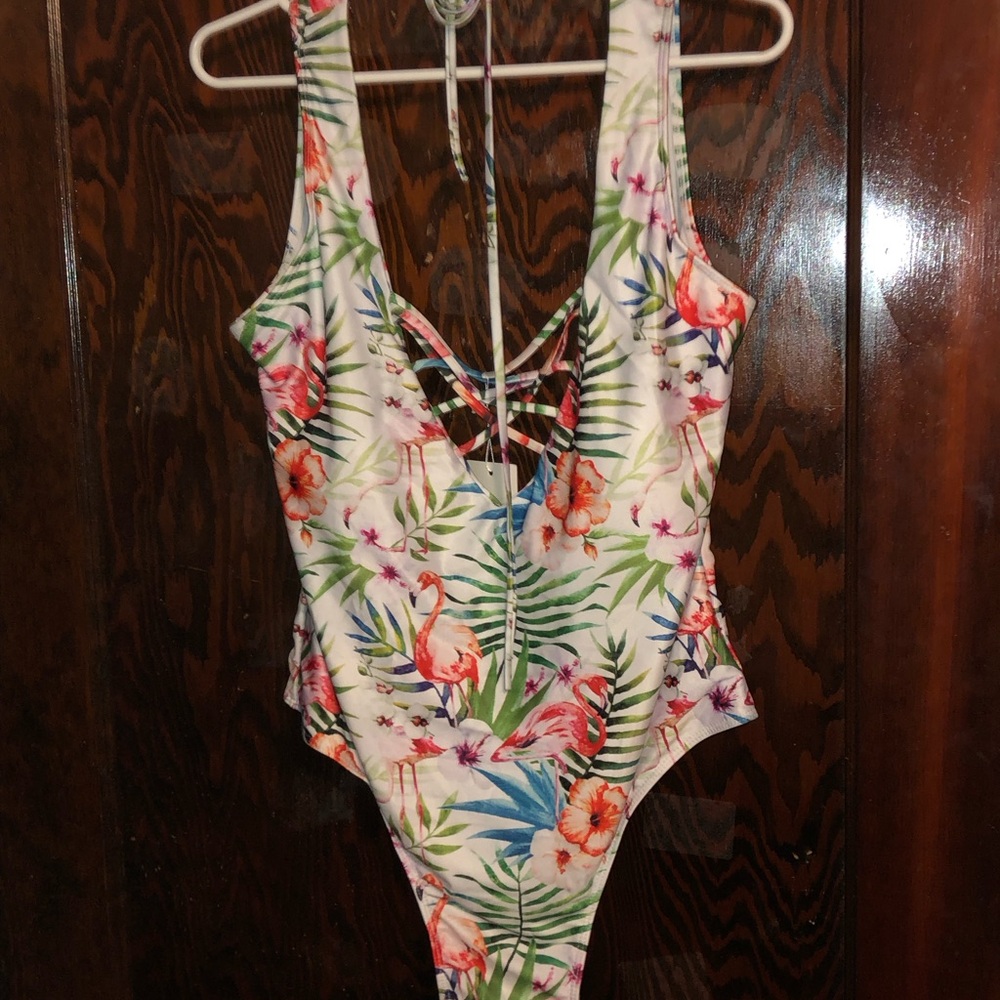 Tropical Floral One-Piece Swimsuit